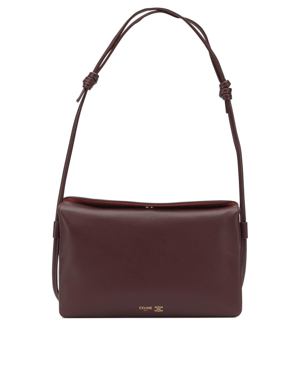 Céline Purple Clutch Bag Bordeaux