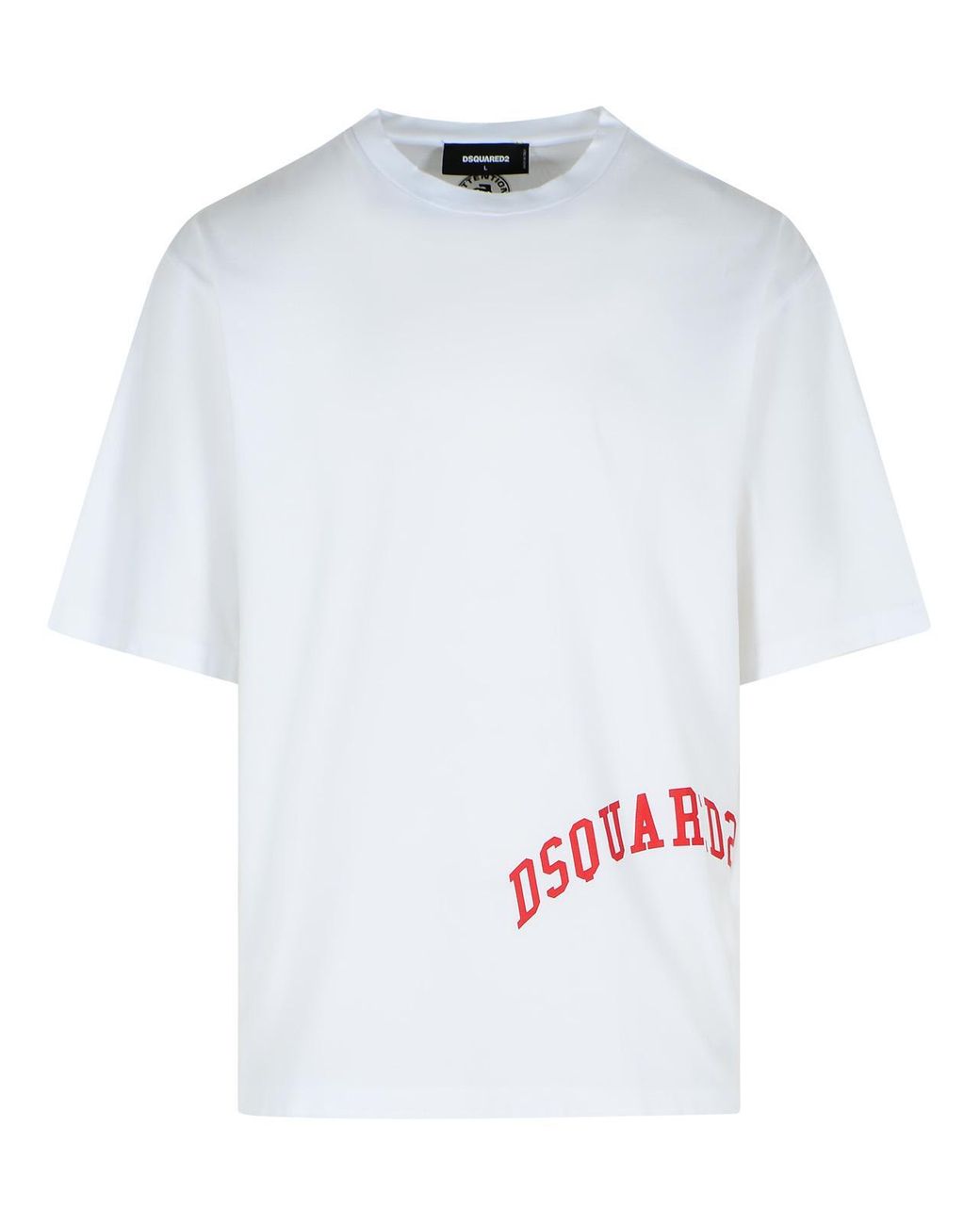 DSquared² White Cotton T-Shirt for men