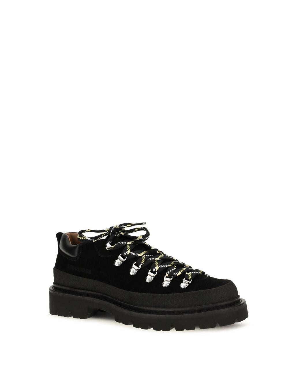 DSquared² Black Suede Lace-Up Sneakers for men