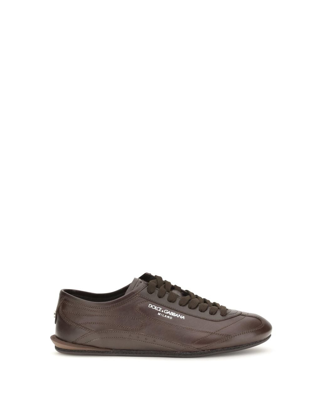 Dolce & Gabbana Brown Dolce & Gabbana Lipari Low-Top Sneakers for men