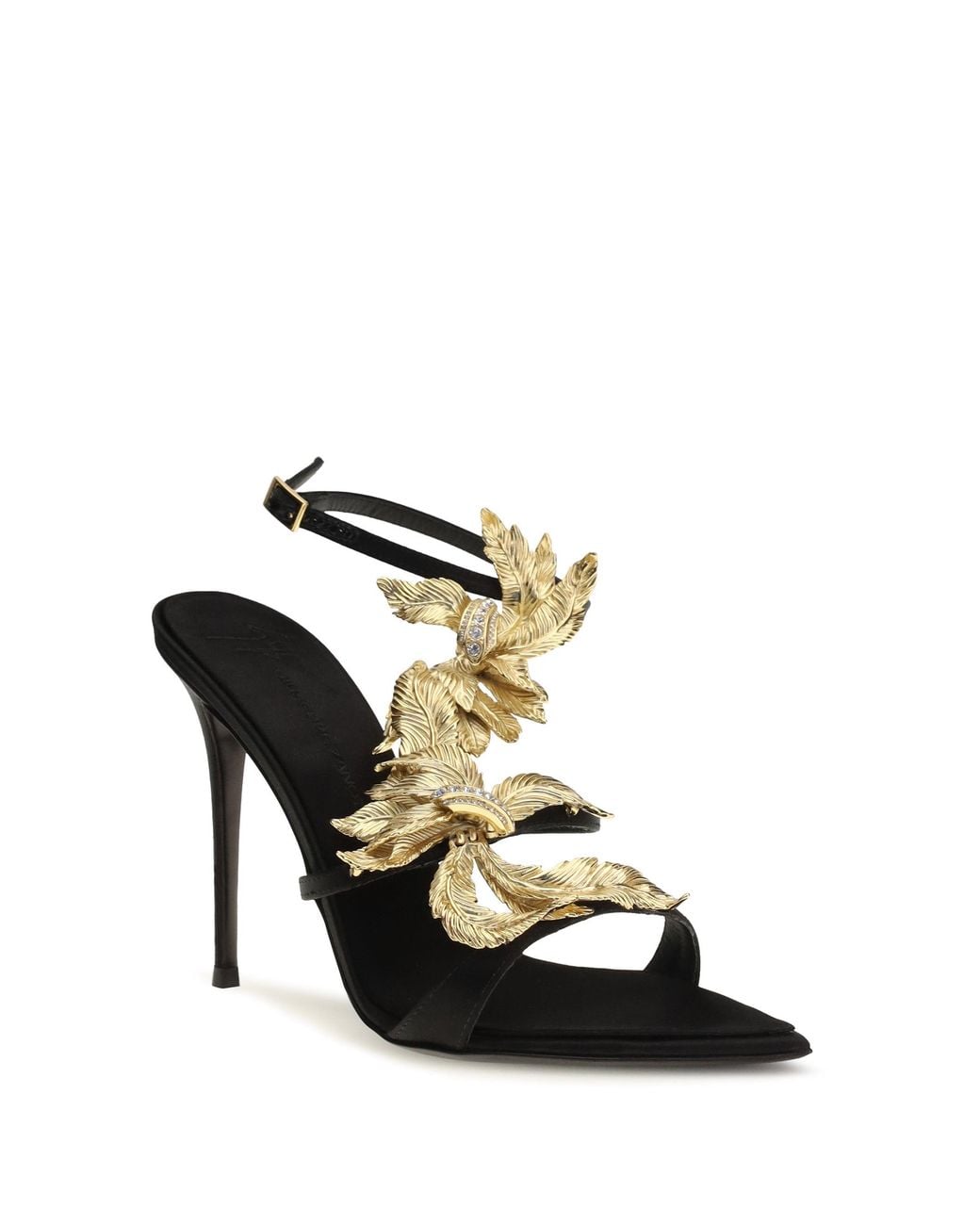 Giuseppe Zanotti White Incanto Silk Satin Sandals