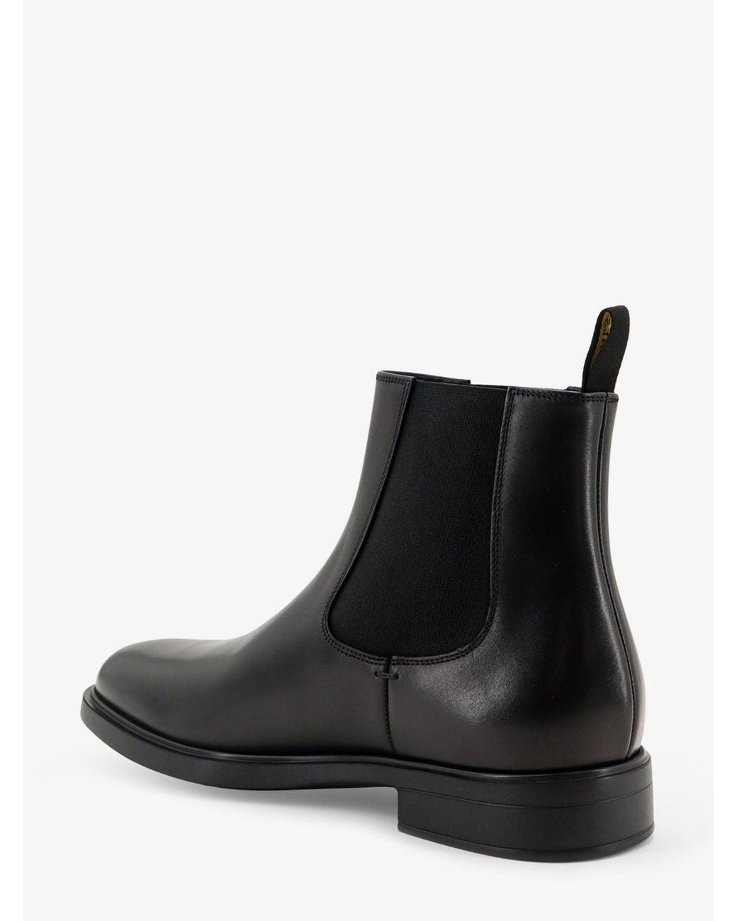 Doucal's Black Leather Boots for men