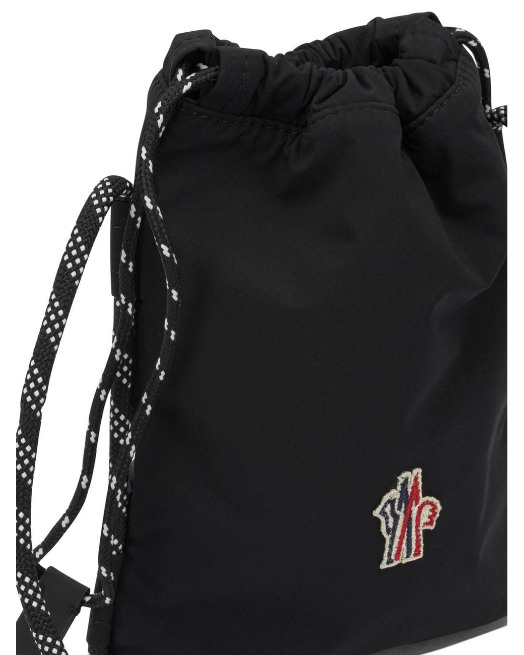 Moncler Black Makaio Small Shoulder Bag for men