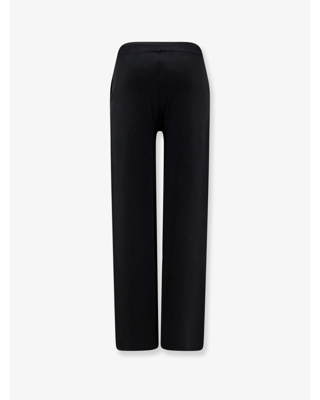 Hevò Black Viscose Blend Trousers for men