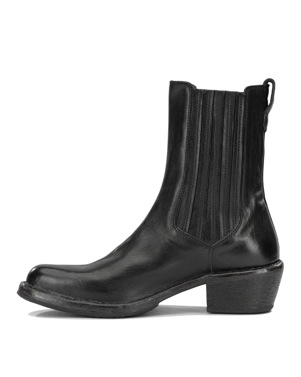 Moma Black "Dallas 50Mm" Cowboy Boots