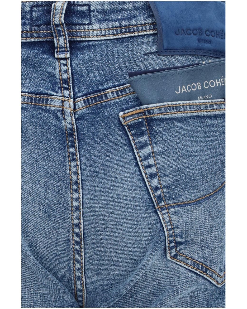 Jacob Cohen Blue Bard Stretch-Denim Jeans for men