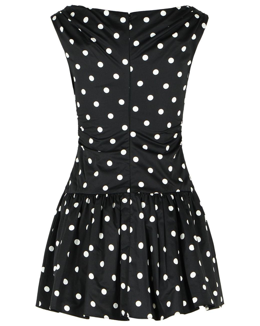 Self-Portrait Black Self Portrait 'Polka Dot' Cotton Dress