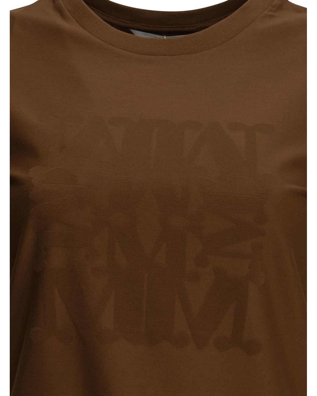 Max Mara Brown Crewneck T-Shirt