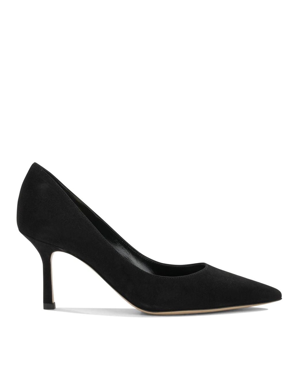 Ninalilou Black Suede Leather Pumps