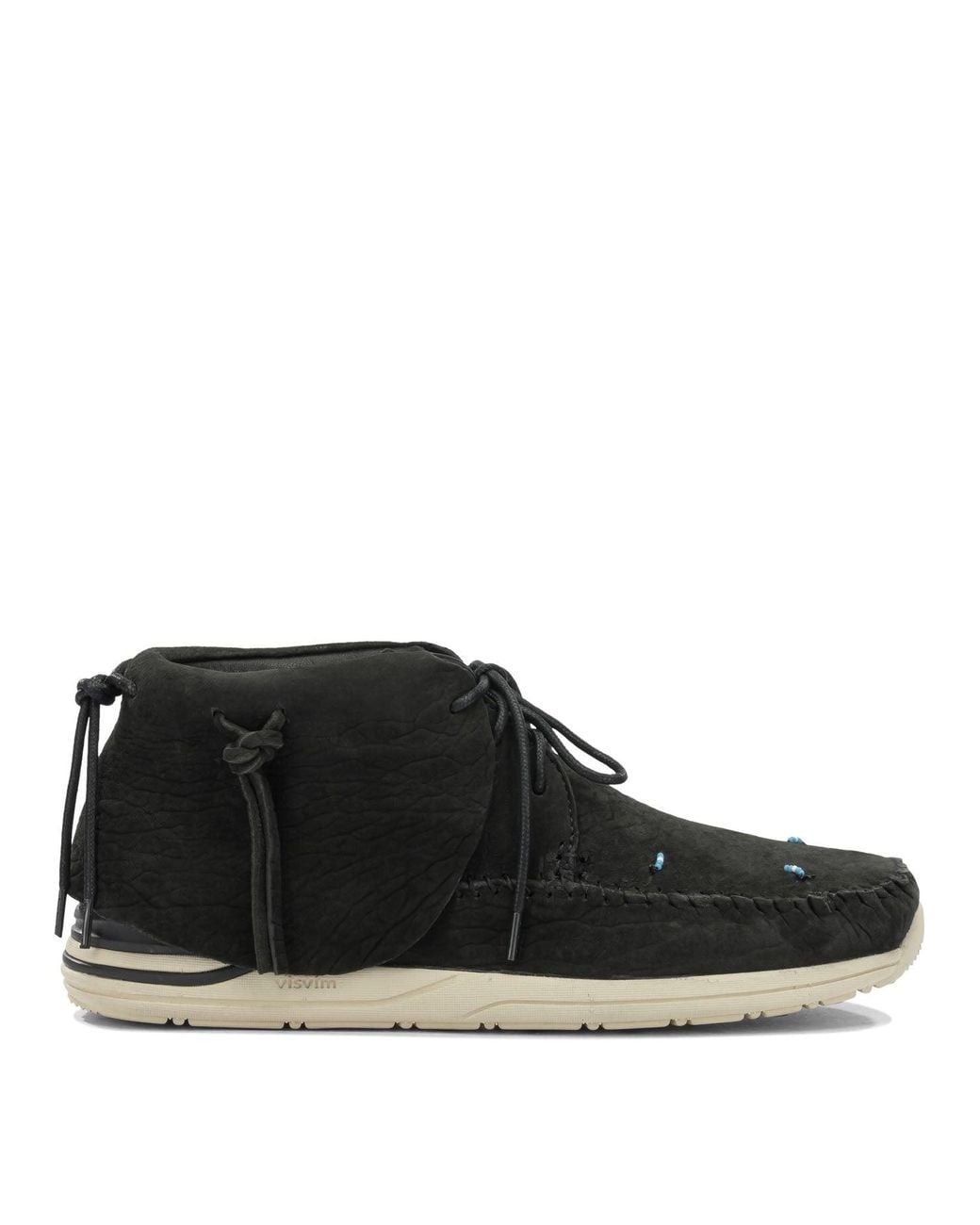 Visvim Black "Lhamo Folk" Lace-Up Boots