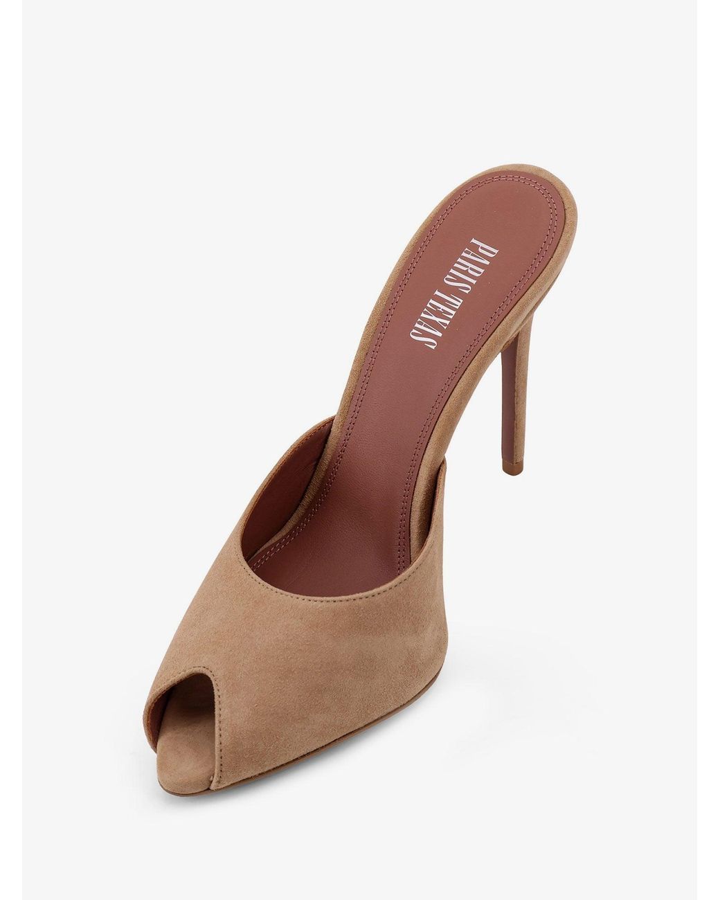 Paris Texas White Vera Suede Sandals