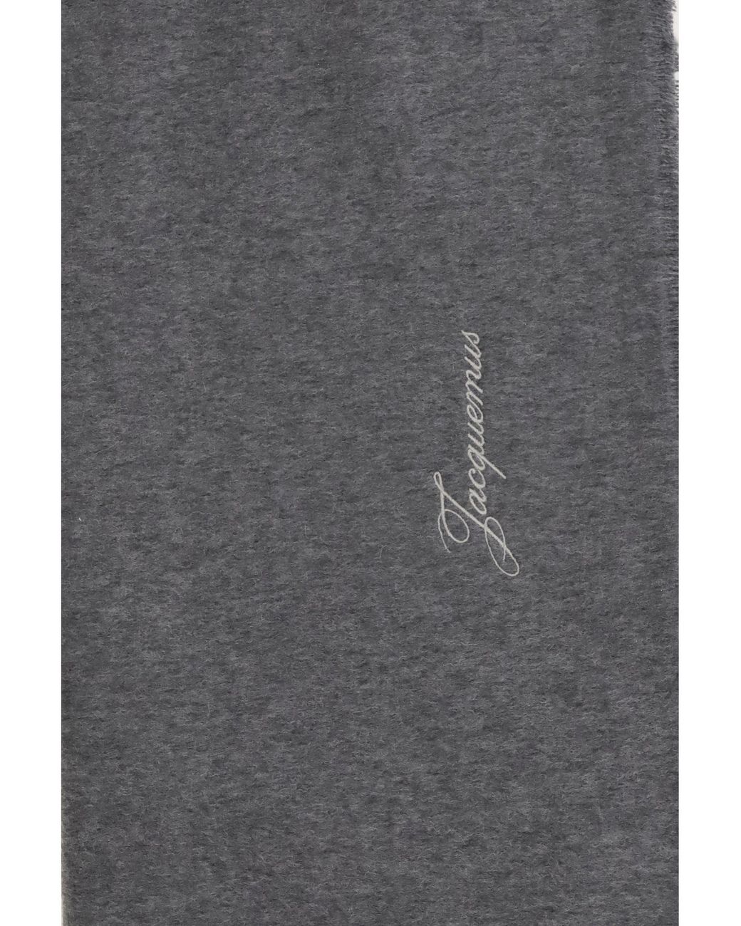 Jacquemus Gray Tailleur Wool Scarf for men
