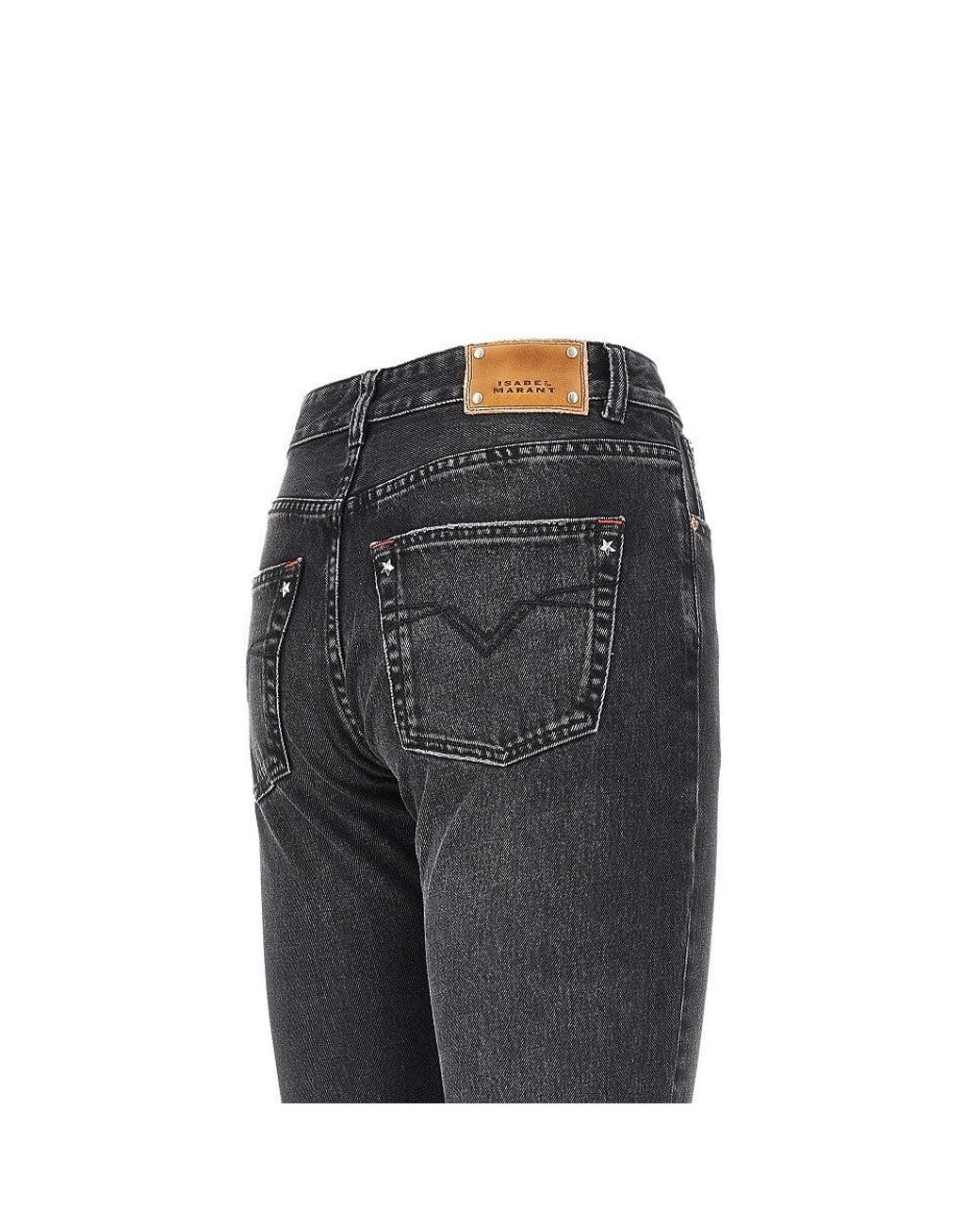 Isabel Marant Gray Daya Regular Jeans