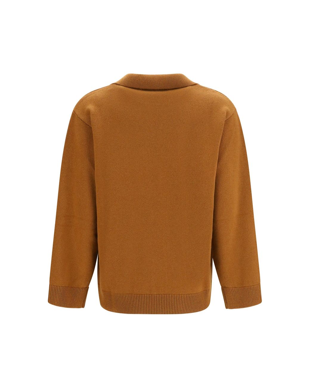 Valentino Brown Cashmere V-Neck Sweater