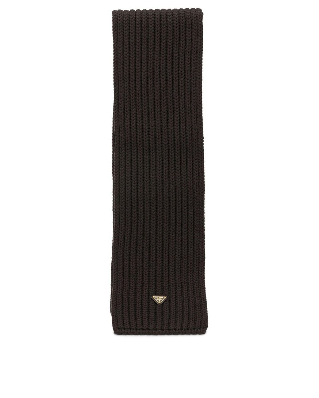 Prada Black Classic Wool Scarf