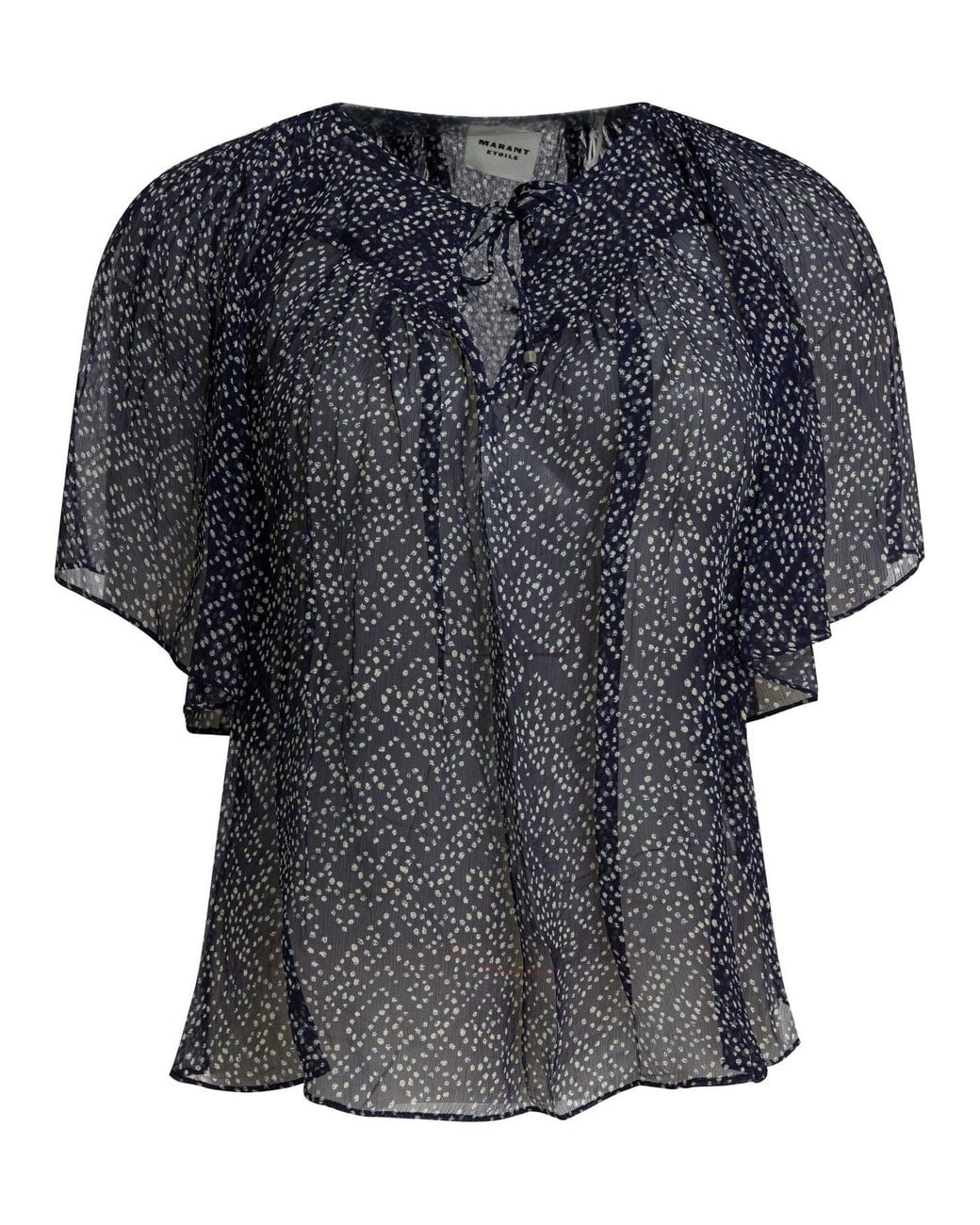 Isabel Marant Black "Neslya" Viscose Blouse