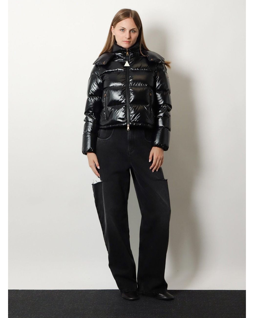 Moncler Black Niveole Nylon Jacket