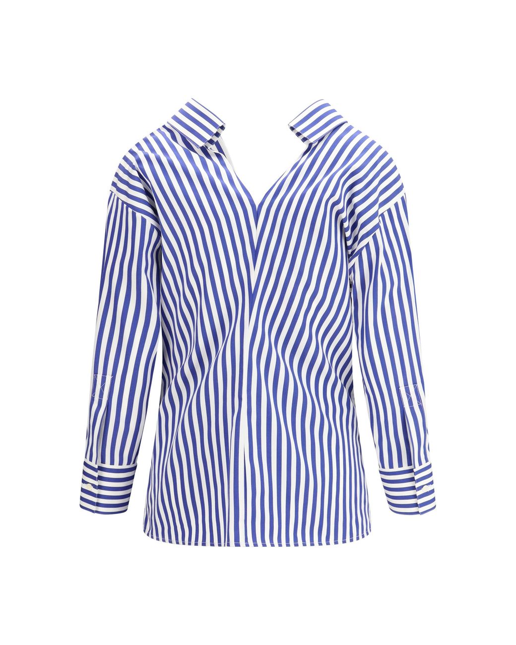 Givenchy Blue Open Cotton Shirt