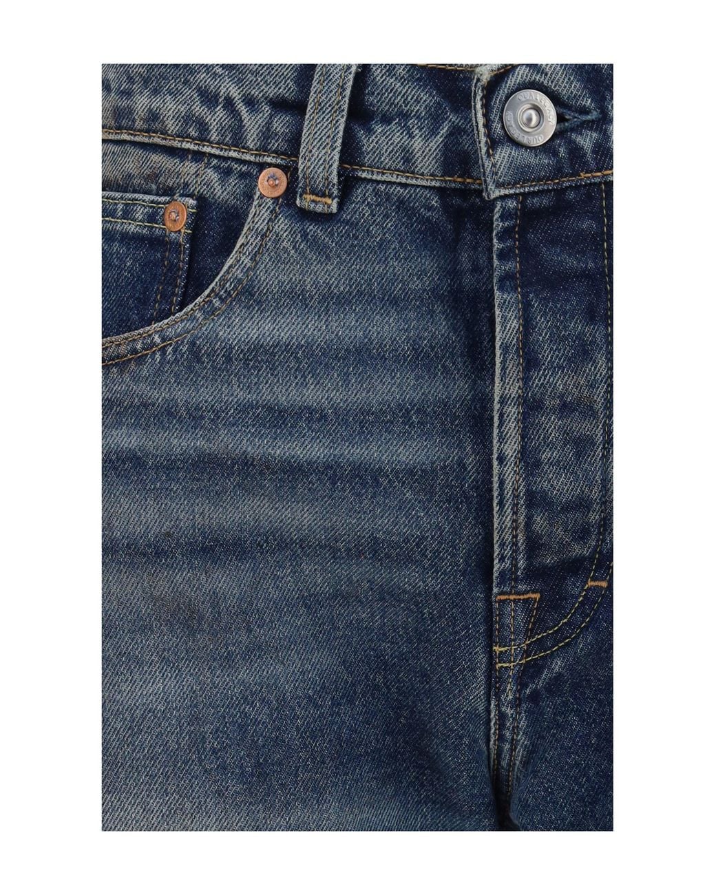 Our Legacy Blue Full Cut Jeans