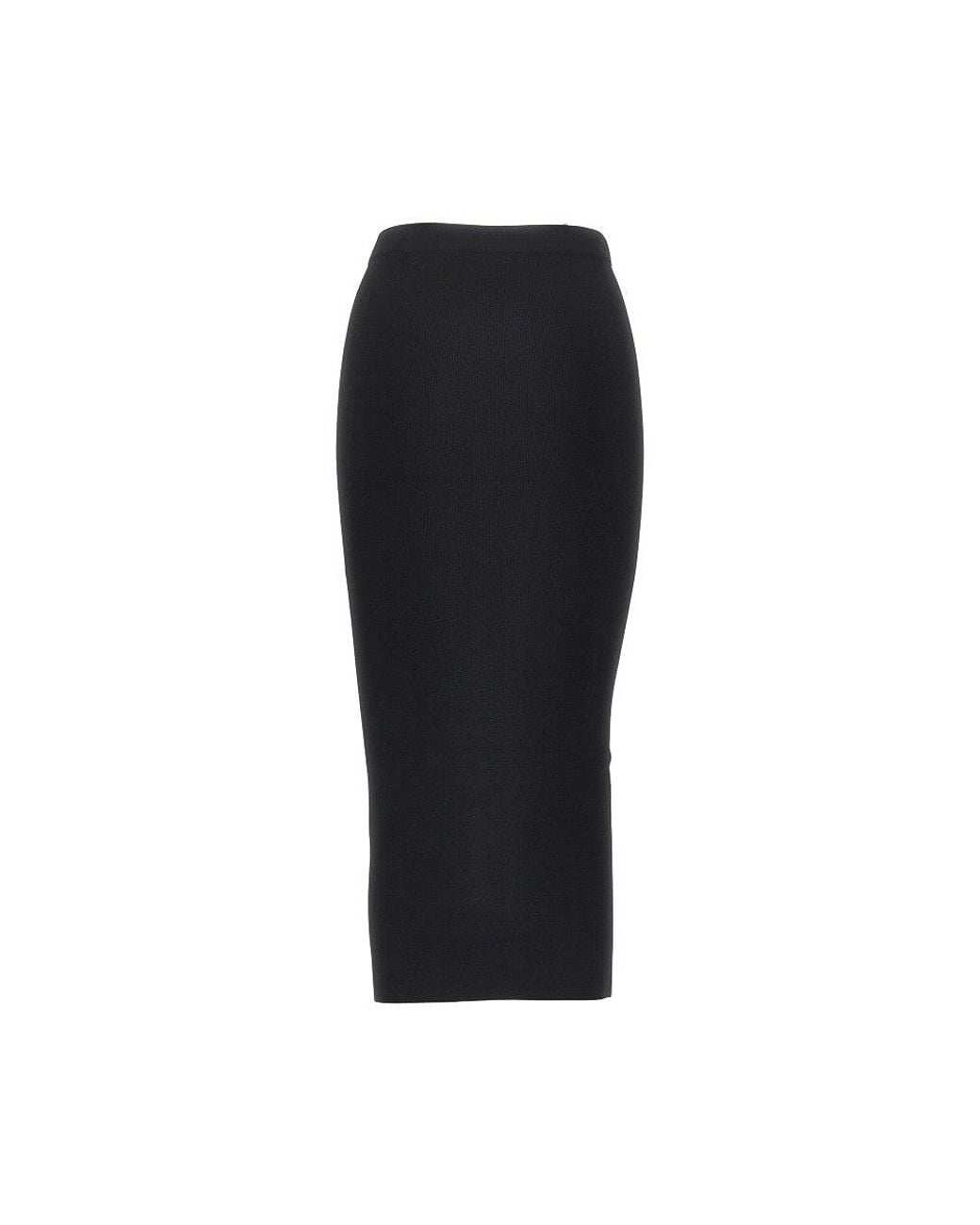 Isabel Marant Black Alessy Midi Skirt