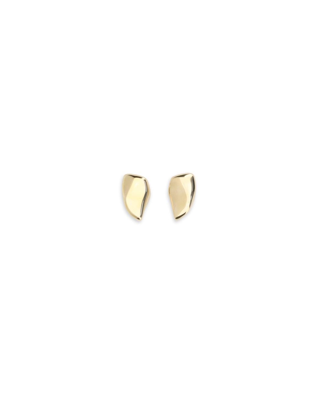 Bottega Veneta White Earrings Geometric-Finished
