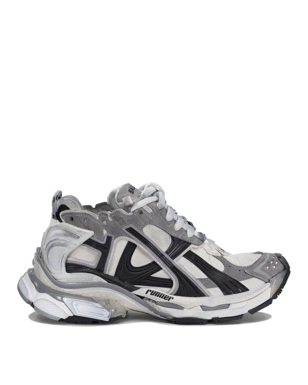 Balenciaga Gray "Runner" Sneakers