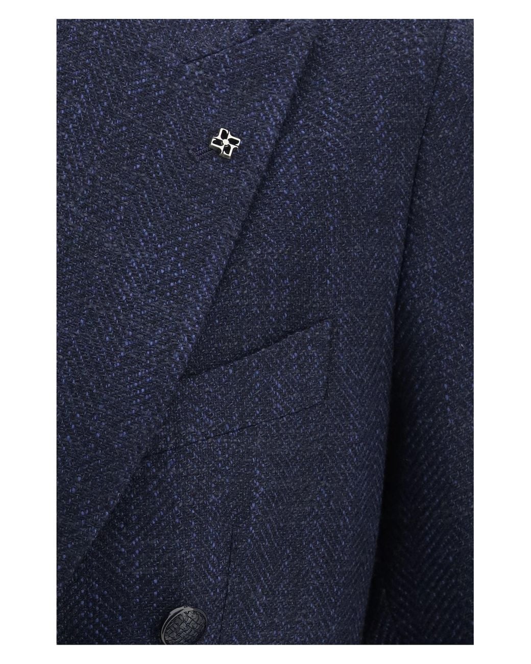 Tagliatore Blue Single-Breasted Blazer for men