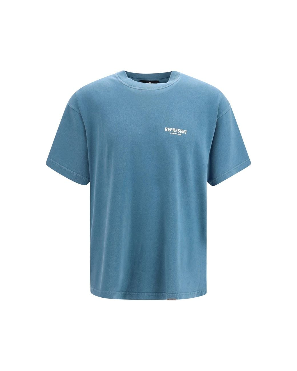 Represent Blue Cotton T-Shirt Tide for men
