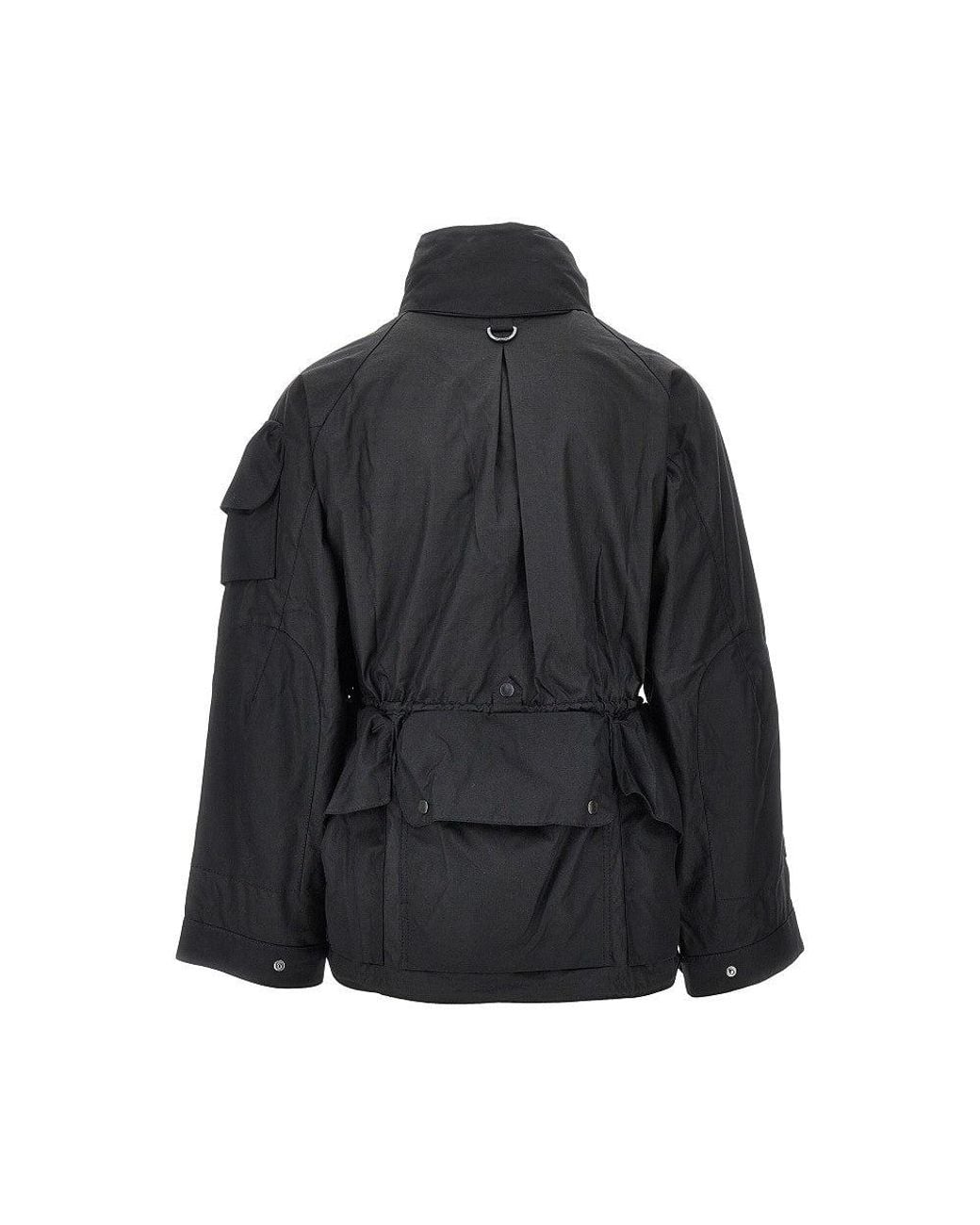Barbour X Norbit Black Waxed Ripstop Jacket for men