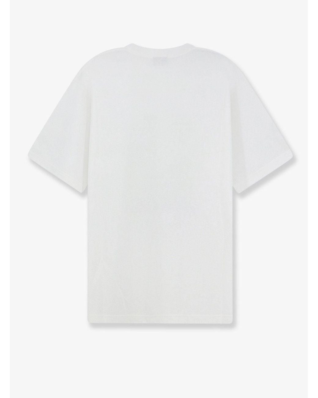 Balenciaga White The Window Cotton T-Shirt for men