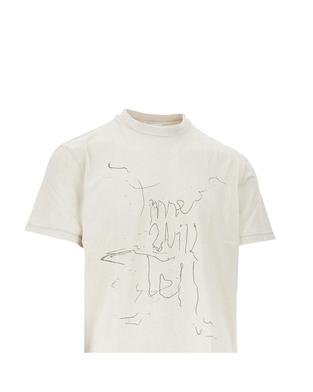 Our Legacy White 'Box' Short-Sleeved T-Shirt for men