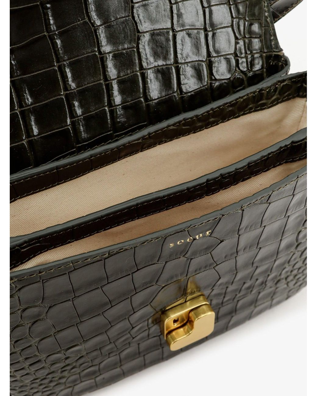 Soeur Black Bellissima Mini Leather Crossbody Bag
