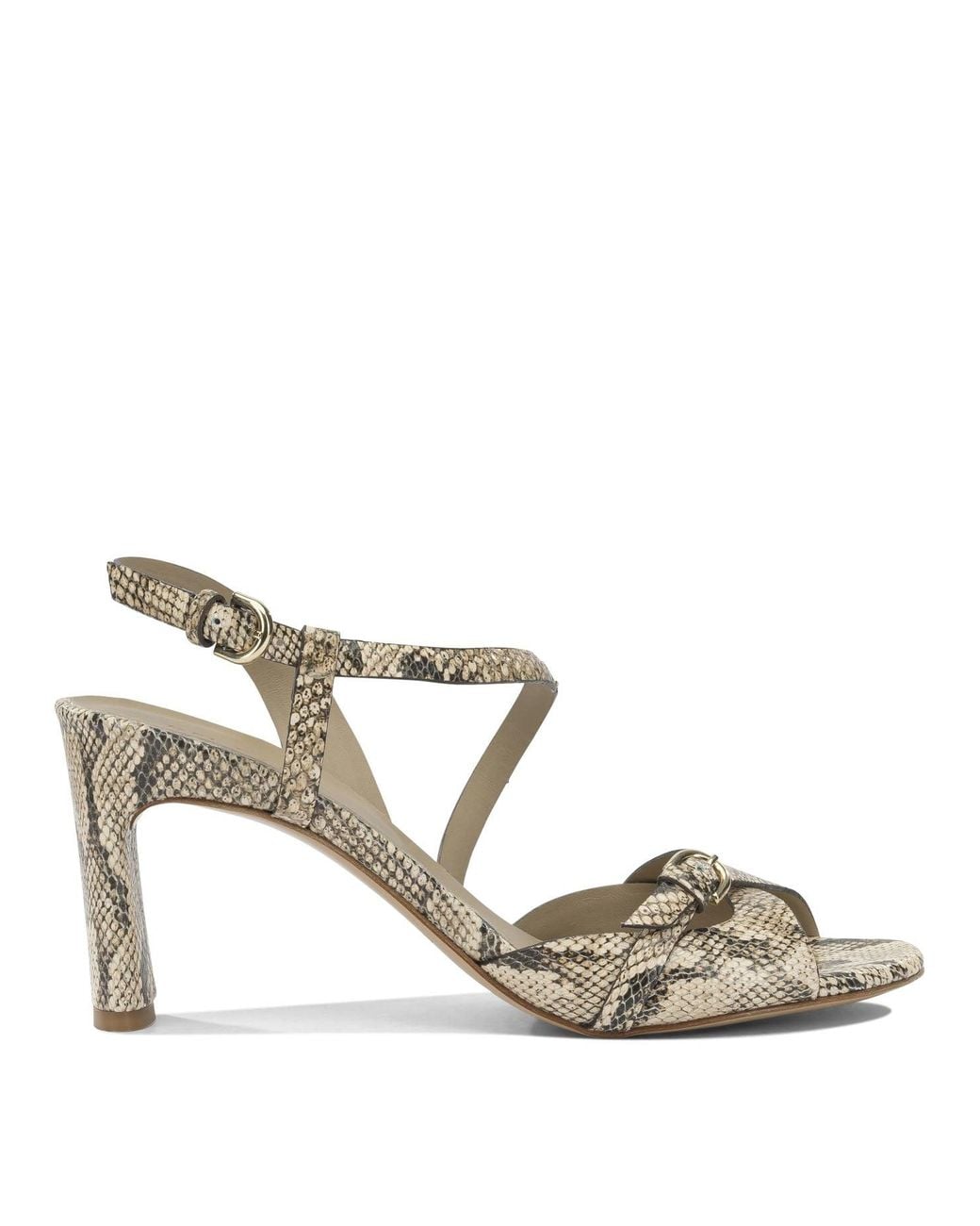 Roberto Del Carlo Metallic Calf Leather Leather Sandals