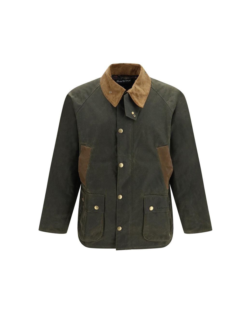 Barbour Gray Desertdale Waxed Jacket for men