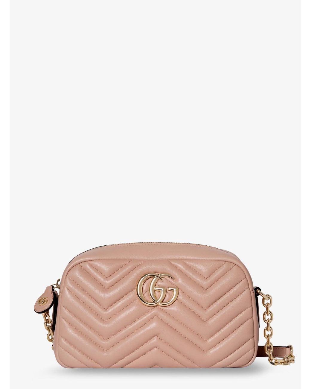 Gucci Pink Gg Marmont Leather Camera Bag Crossbody Bag