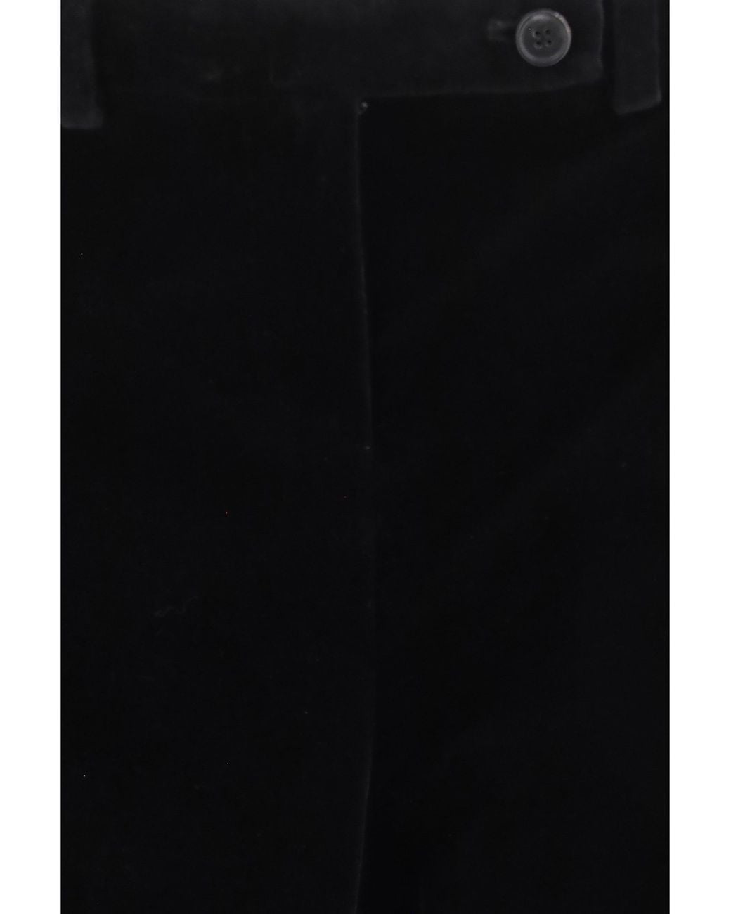 Khaite Black Hunter Velvet Pants