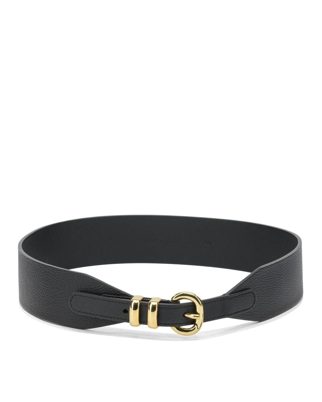 Andersons Black Leather Belt