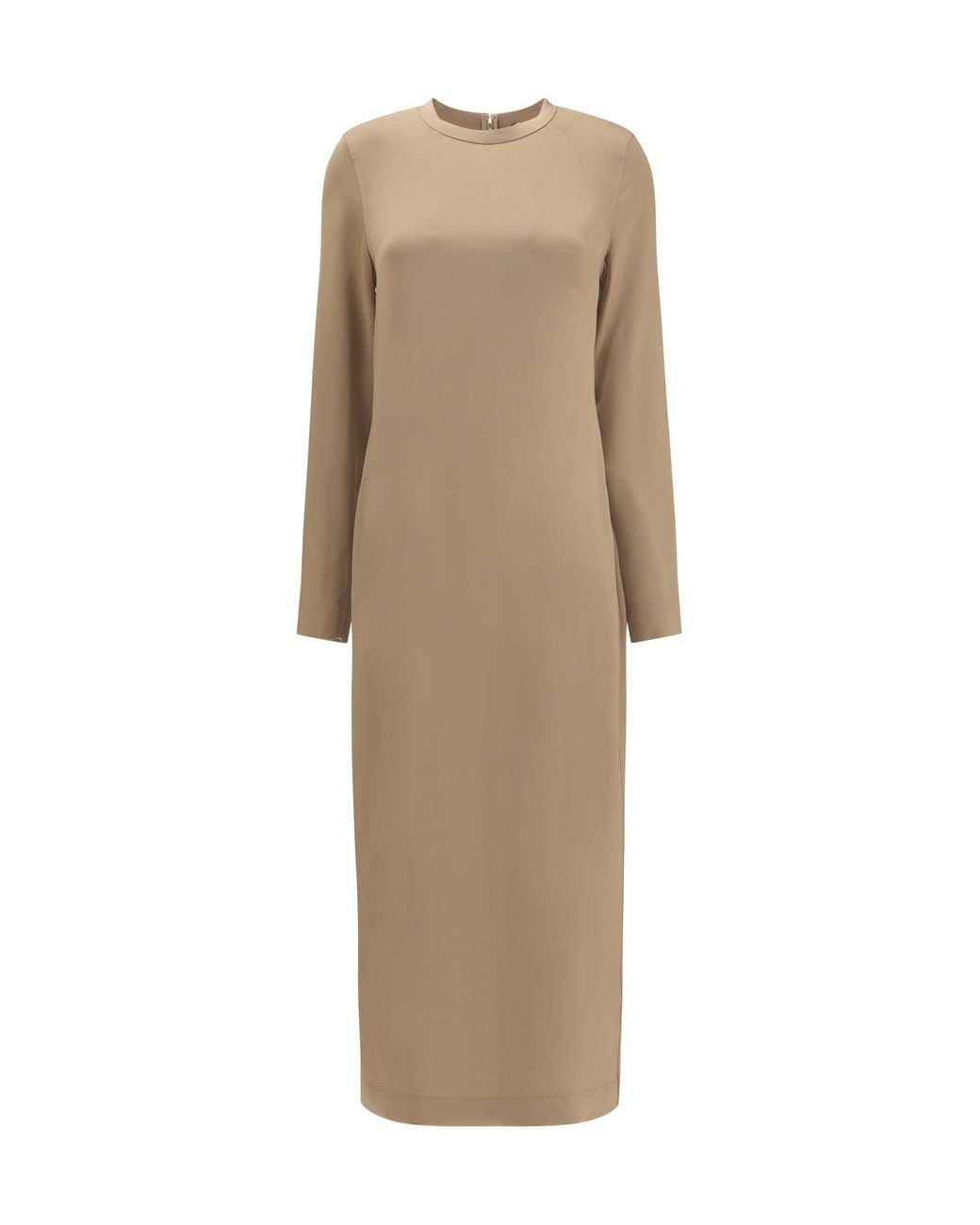 Totême Natural Long Satin Dress