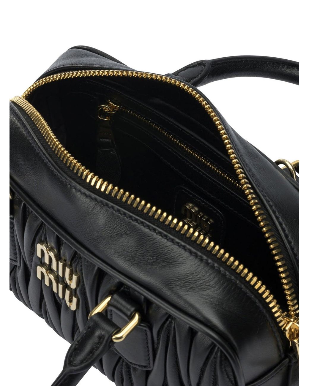 Miu Miu Black "Arcadie" Handbag