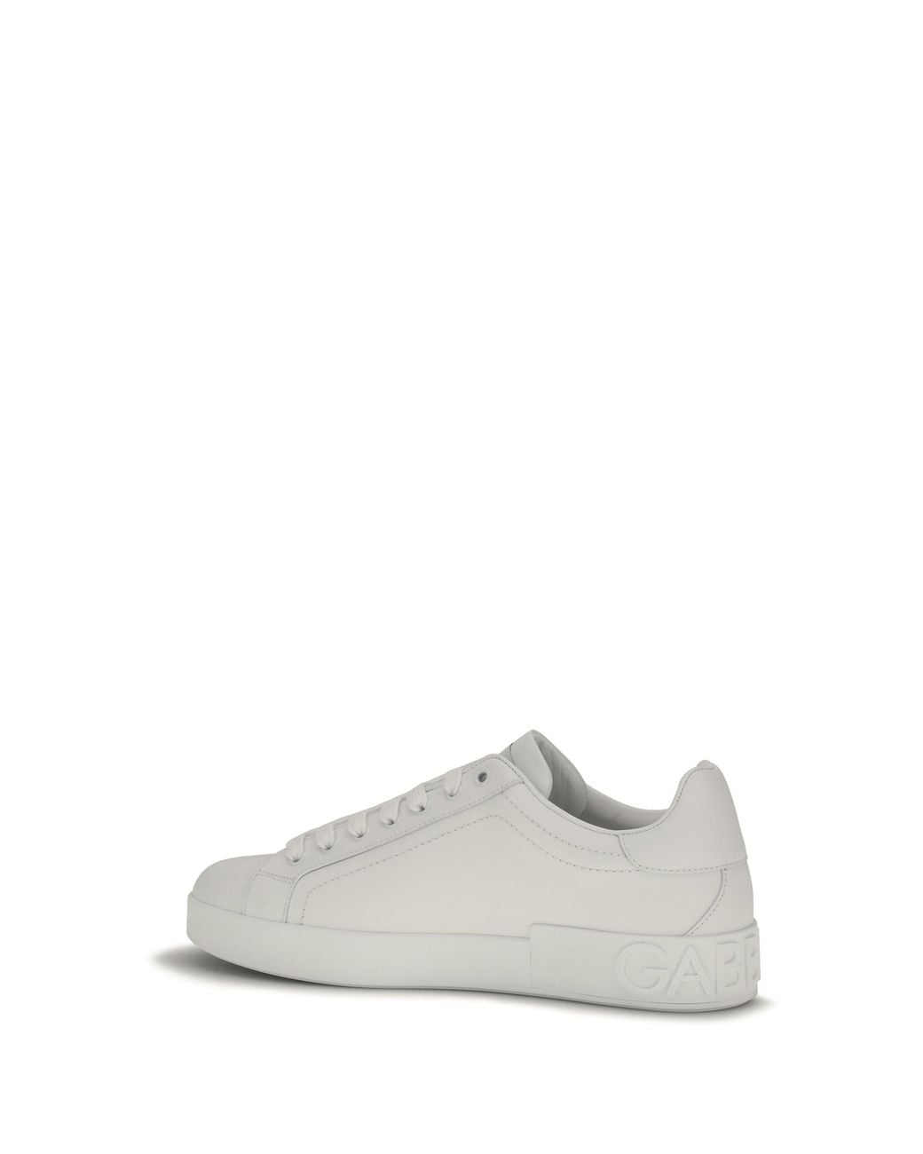 Dolce & Gabbana White Sneakers Portofino Nappa for men