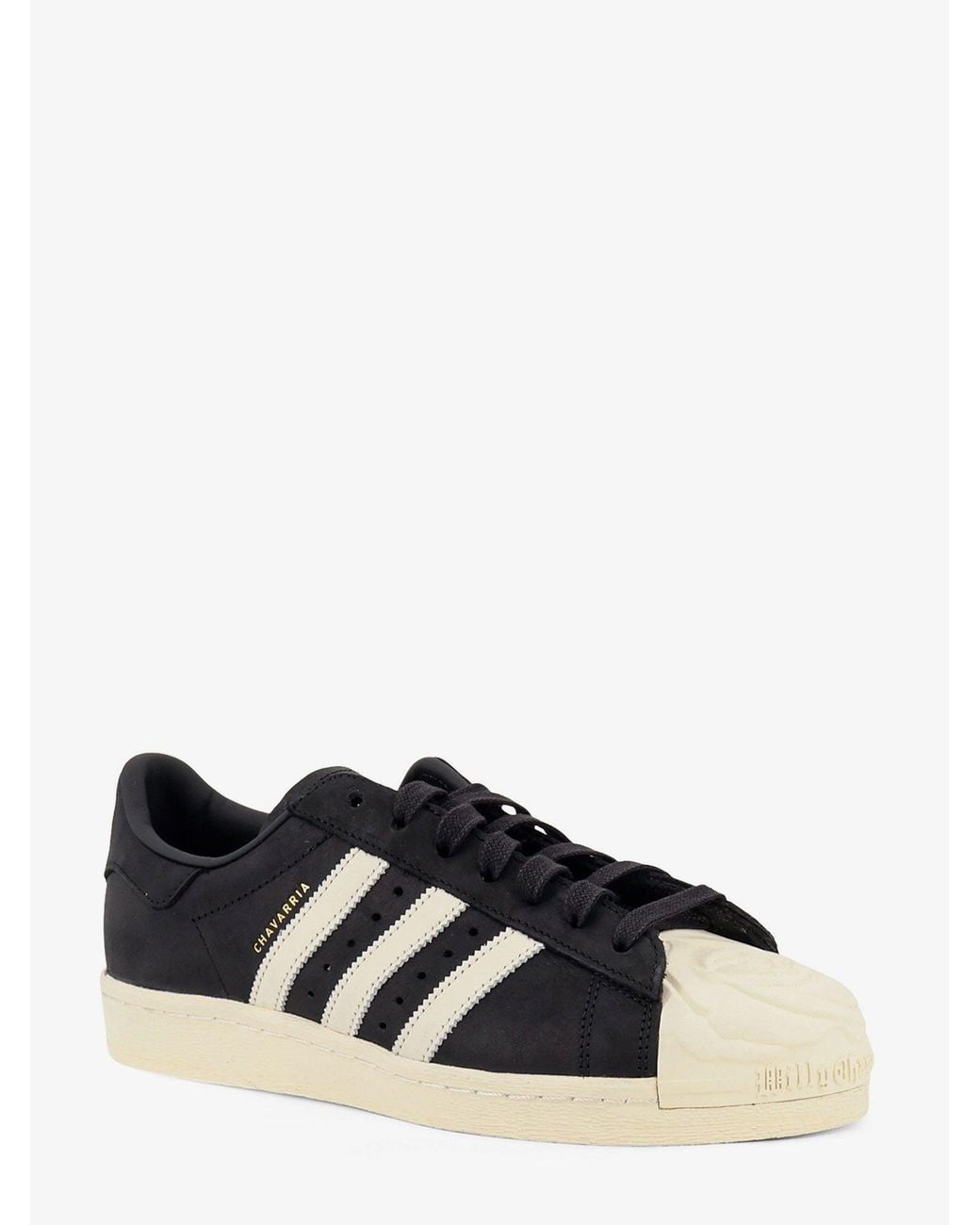 ADIDAS X WILLY CHAVARRIA Black Leather Chavarria Superstar Sneakers for men