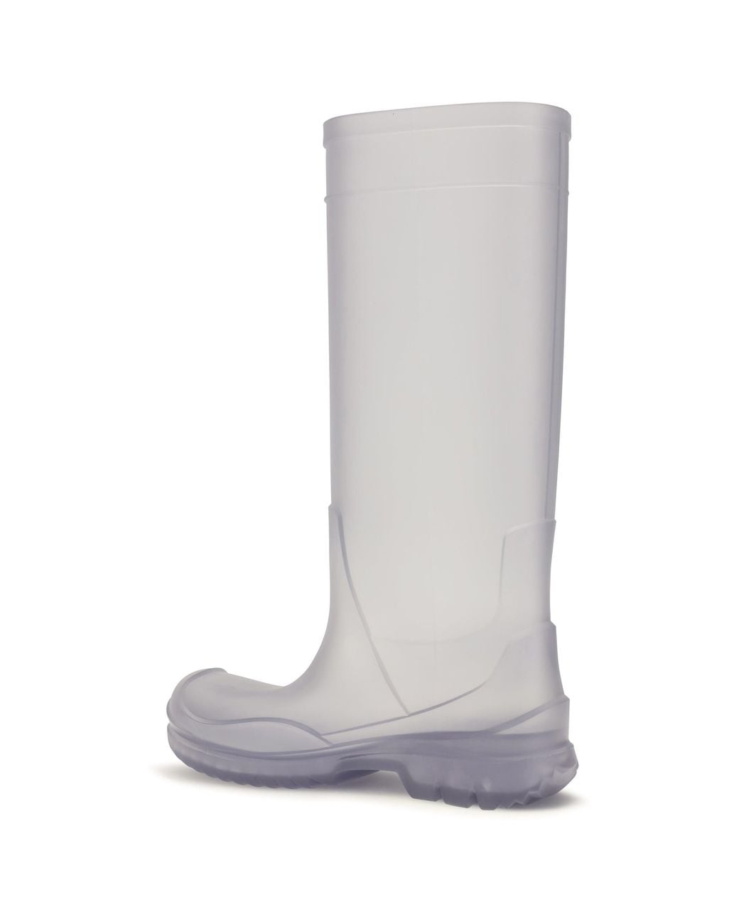 Loewe White Logo Rubber Rain Boots Transparent for men