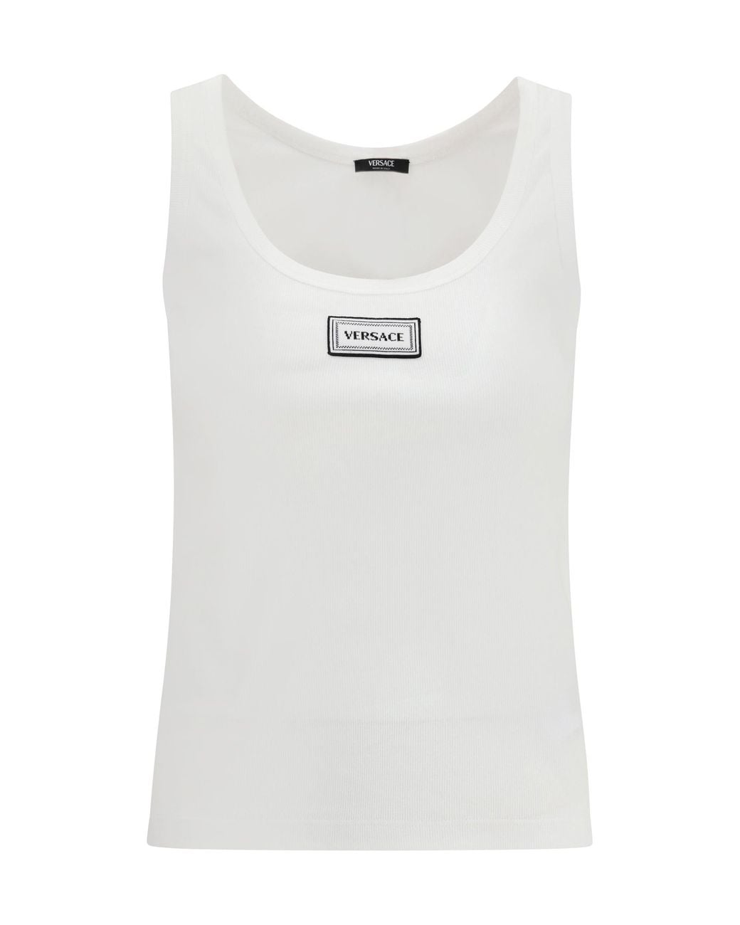 Versace White Tank Top