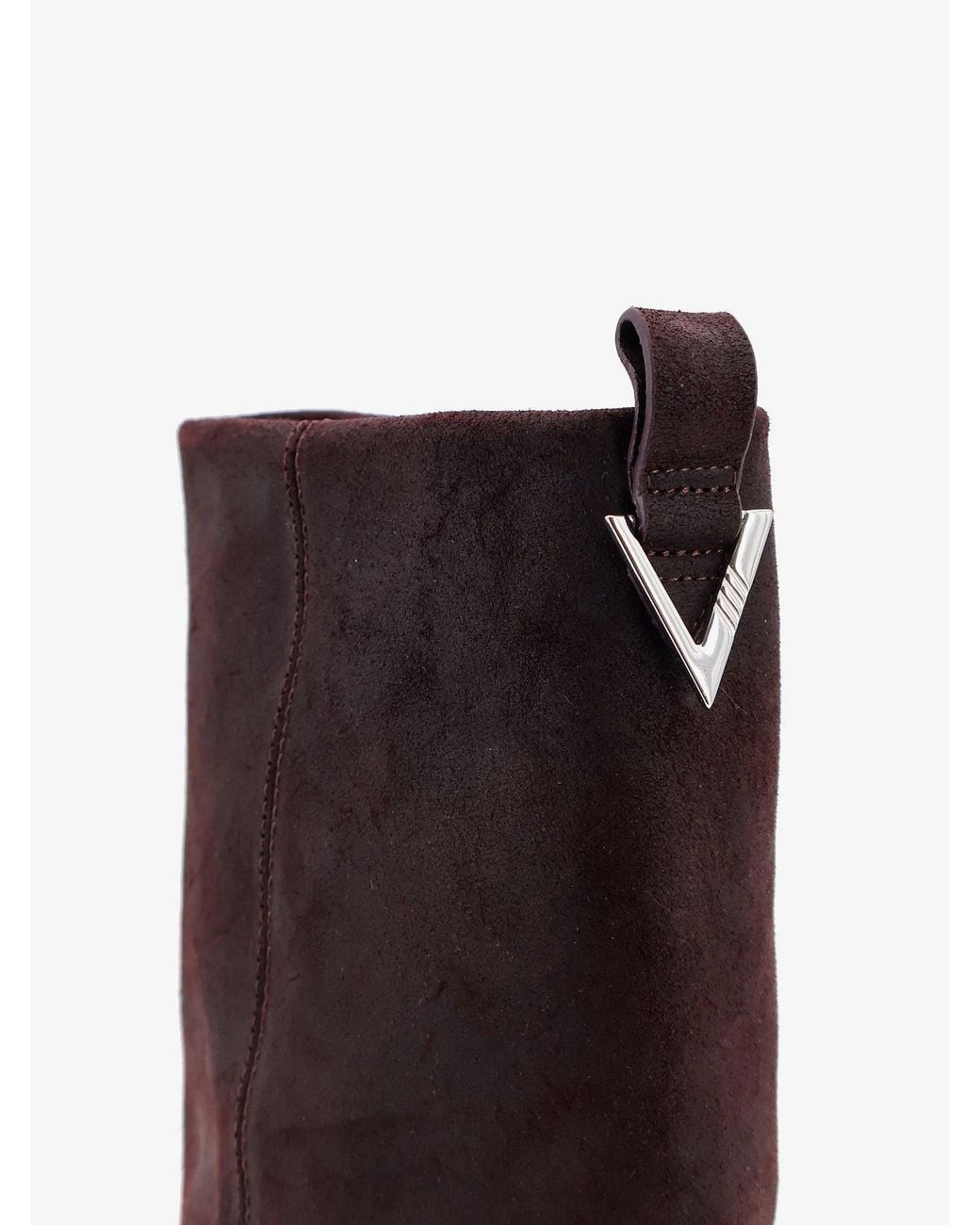 The Attico Brown Robin Suede Boots