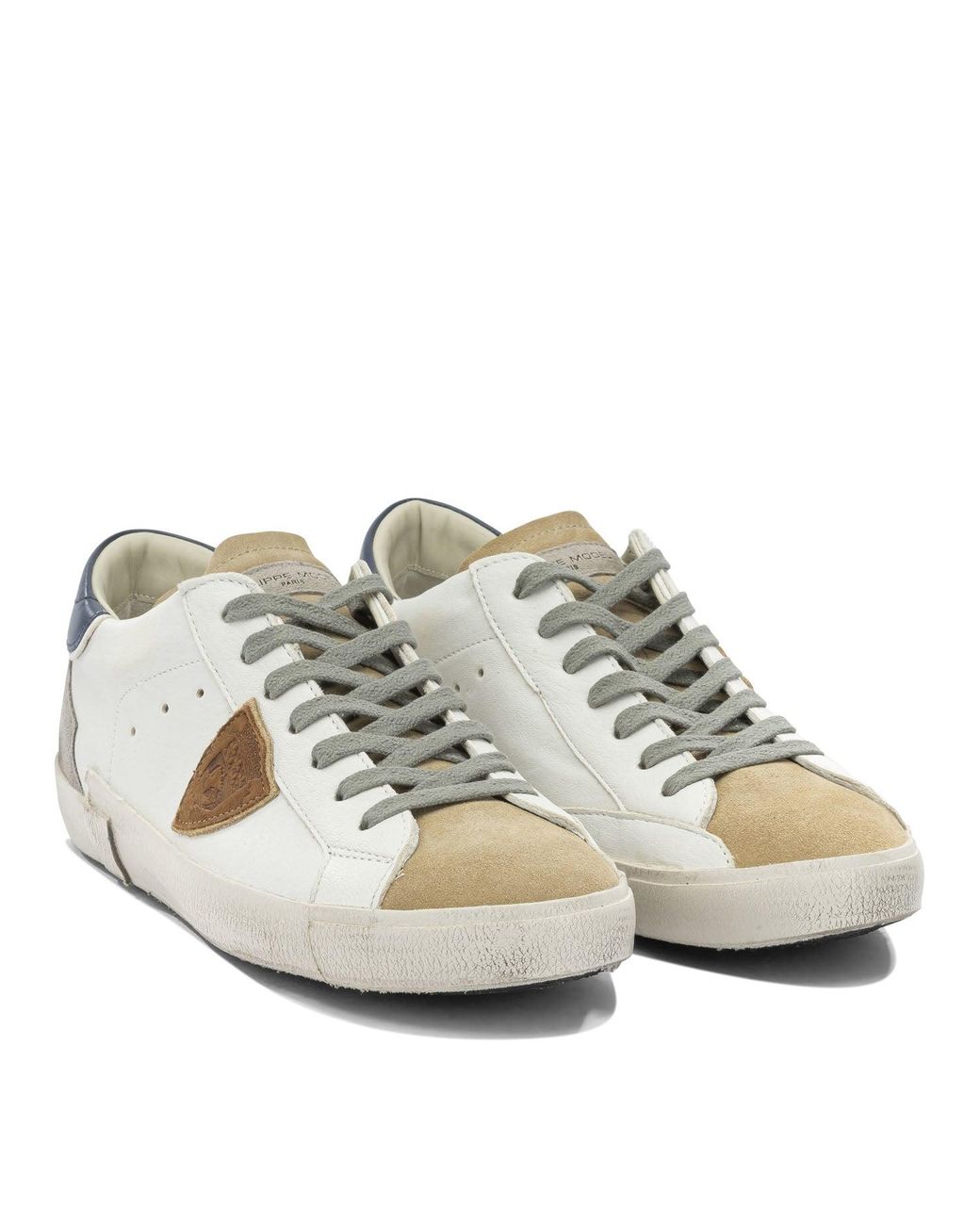 Philippe Model White Sneakers & Slip-On