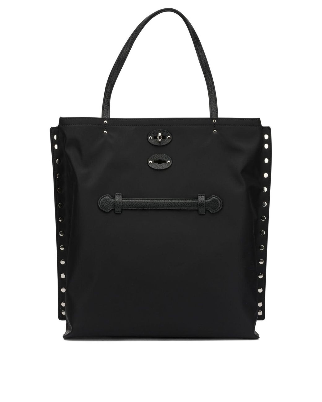 Zanellato Black Nylon Polyurethane Shoulder Bag