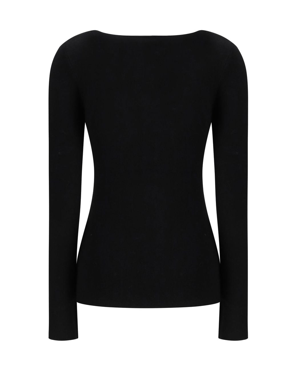 Totême  Black Compact Sweater Wool