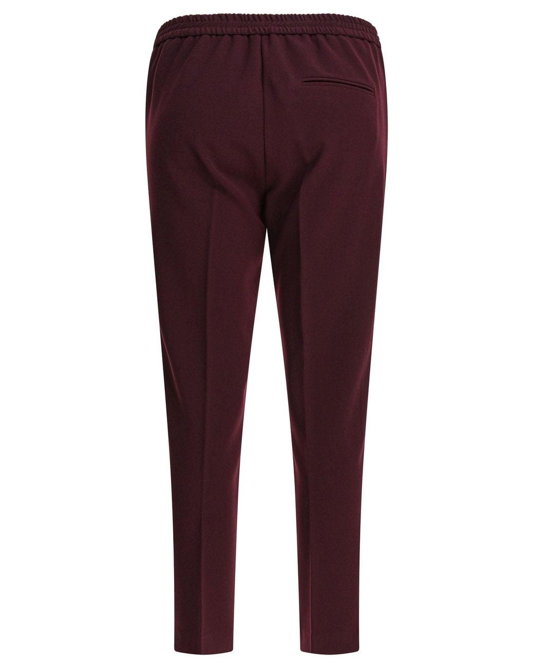 Semler Purple Pants With Elasticized Waist Trousers Bordeaux