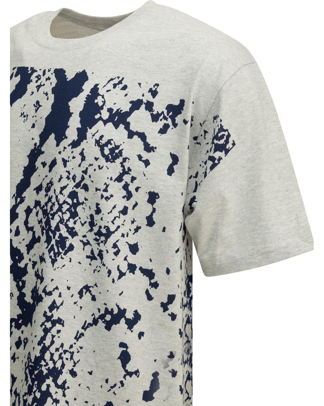 Stussy Gray Cotton T-Shirt for men