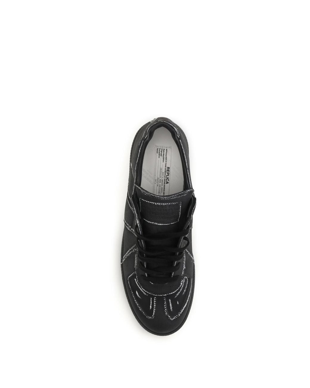 Margiela Black Replica Sneakers for men